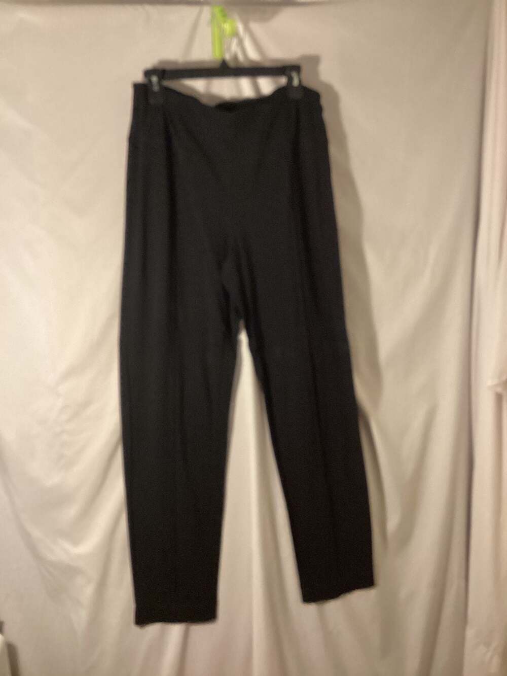 J.Jill Wearever Collection Smooth-Fit Slim Leg Black Pants